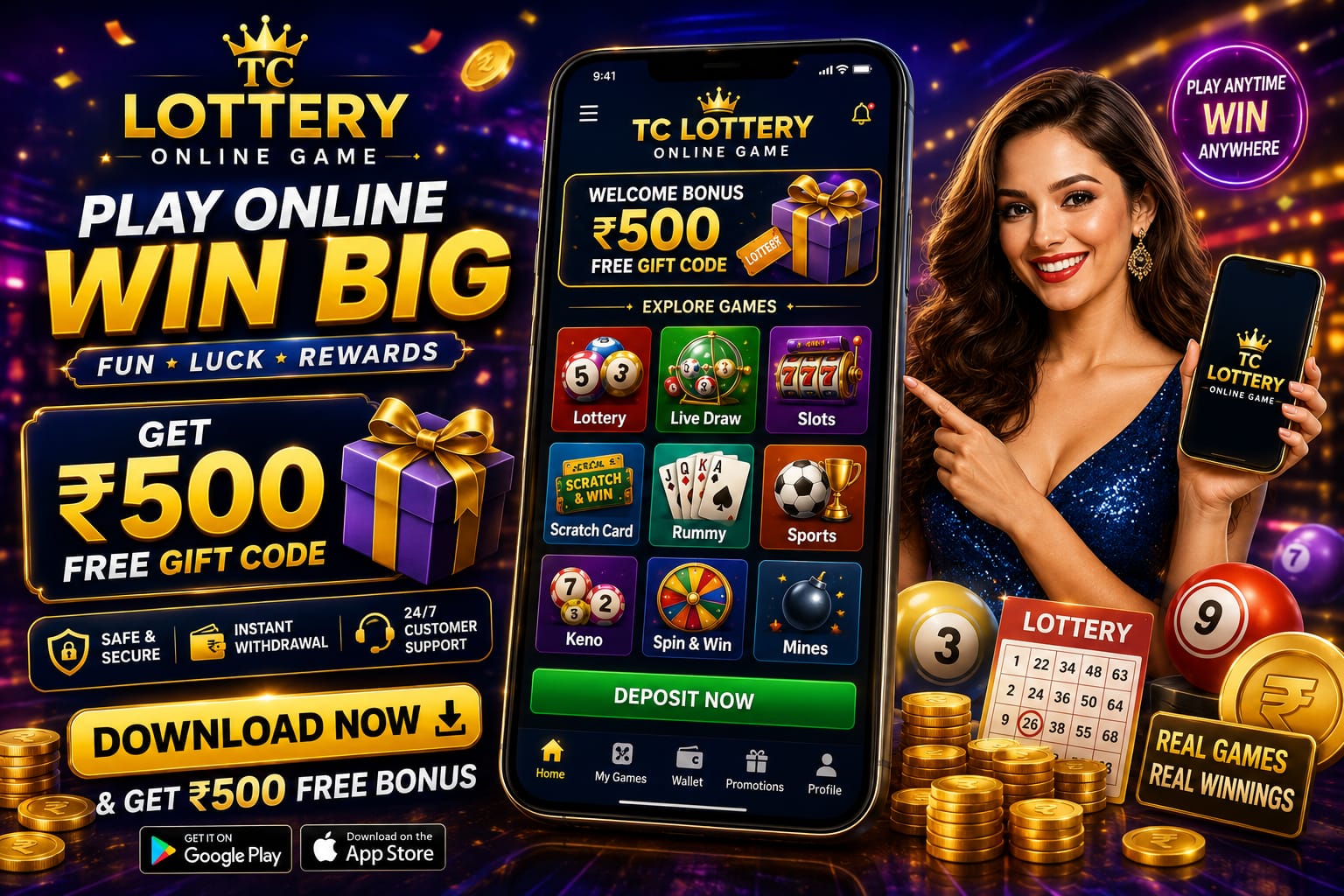 TC Lottery Casino Banner